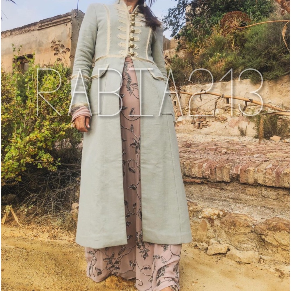 ZARA LIMITED EDITION LONG DRESS WITH APPLIQUÉS - Picture 4 of 16